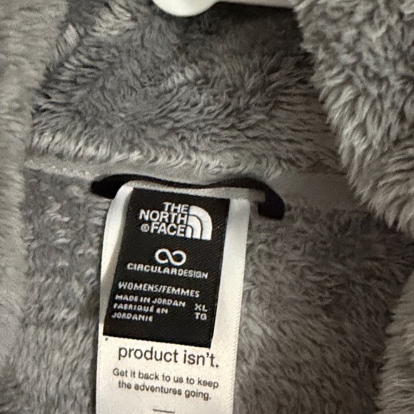 The North Face Women's Gray Teddy Jacket - Picture 4 of 4